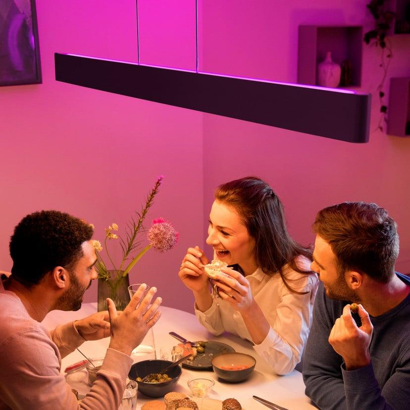 lampenwelt Philips Hue Ensis Pendelleuchte WACA schwarz Exklusivangebot