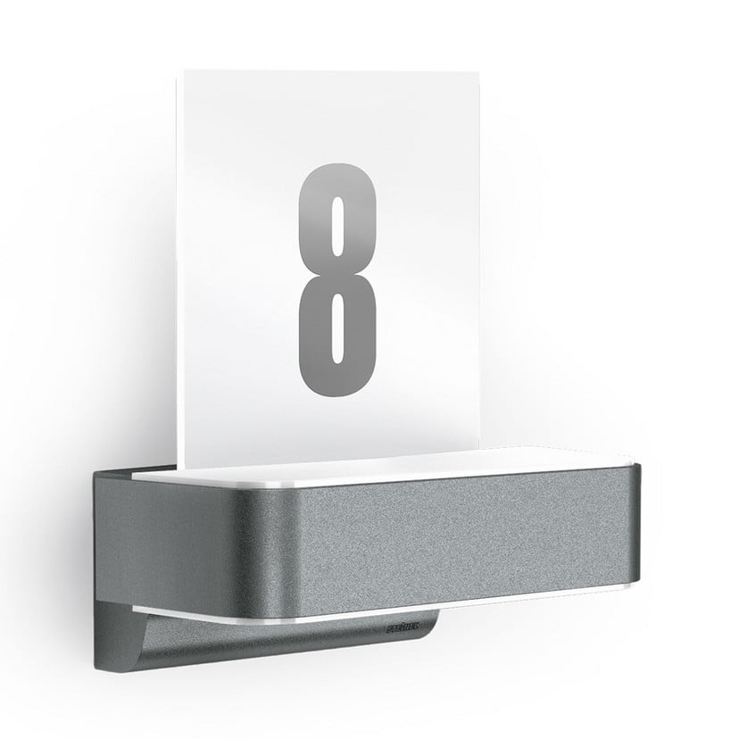 lampenwelt STEINEL L 820 SC LED-Sensor-Wandleuchte anthrazit