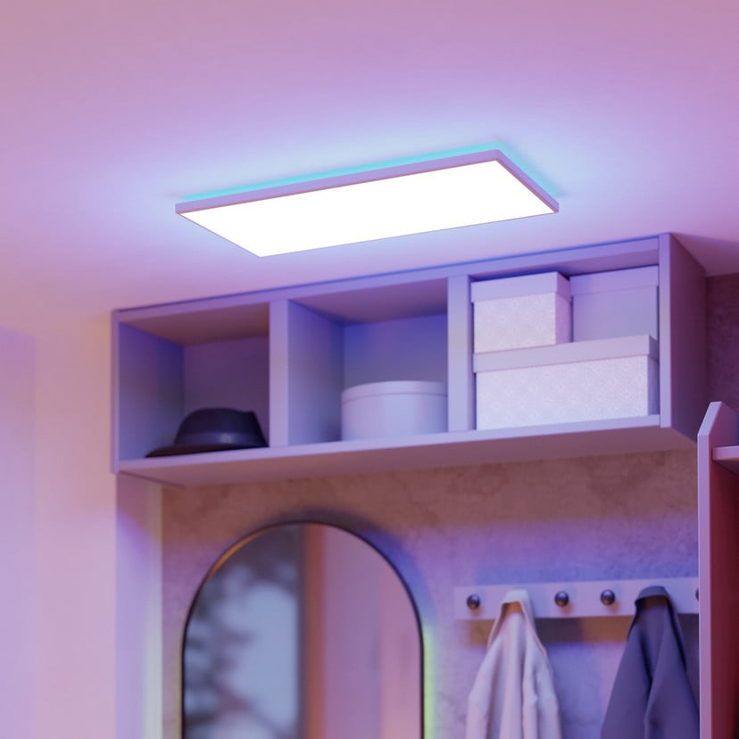 lampenwelt EGLO connect LED-Panel Rovito-Z weiß 57 x 30 cm Kunststoff Osterangebot