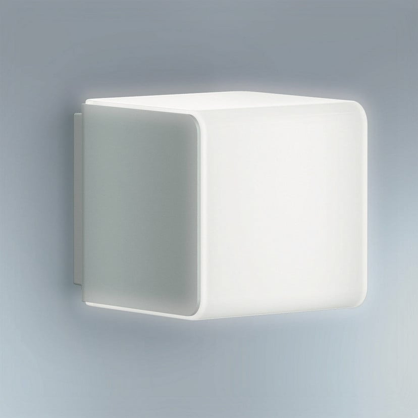 lampenwelt STEINEL L 830 SC Sensor-Außenwandleuchte silber