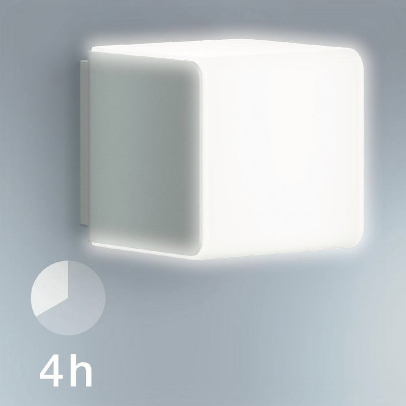 lampenwelt STEINEL L 830 SC Sensor-Außenwandleuchte silber Valentinstagsangebot