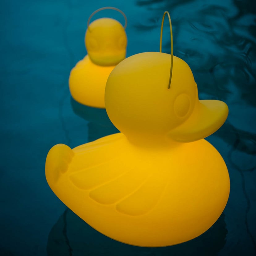 lampenwelt LED-Designleuchte DUCK-DUCK XL für außen in Gelb Neuheiten
