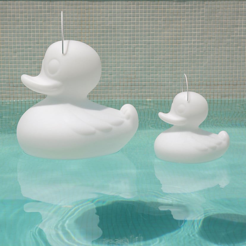 lampenwelt LED-Designleuchte DUCK-DUCK S für außen in Weiß Kauf eins, bekomm eins gratis