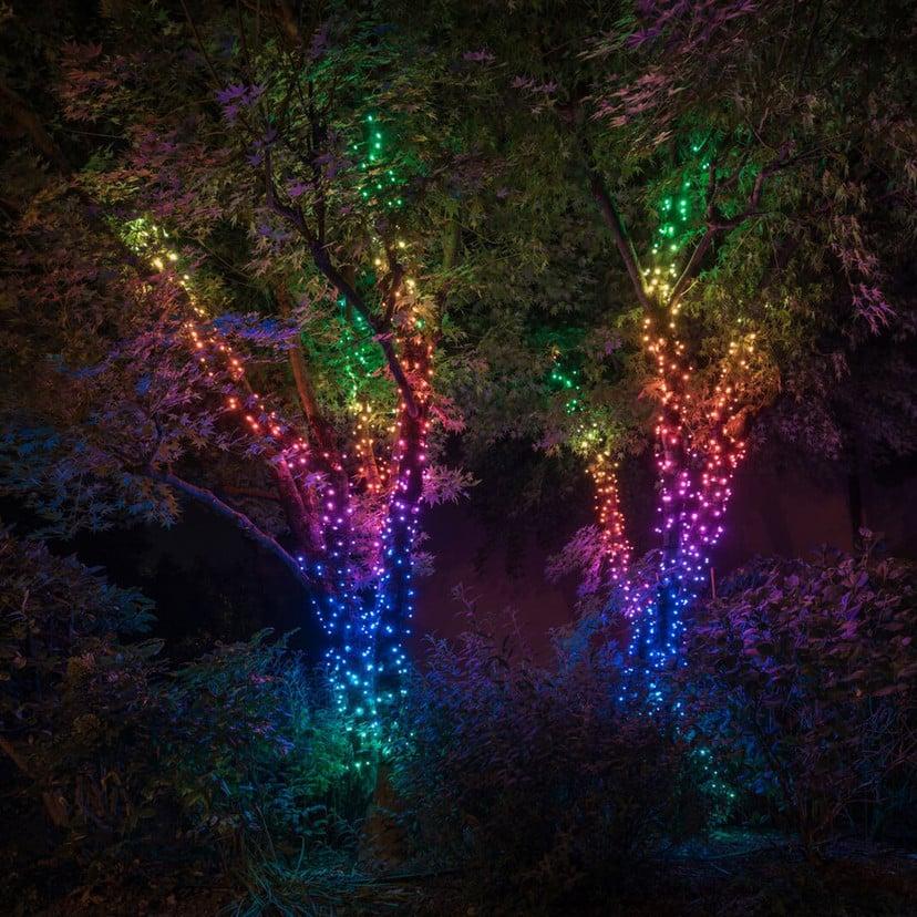 lampenwelt Lichterkette Twinkly RGB schwarz 400-flammig 32m