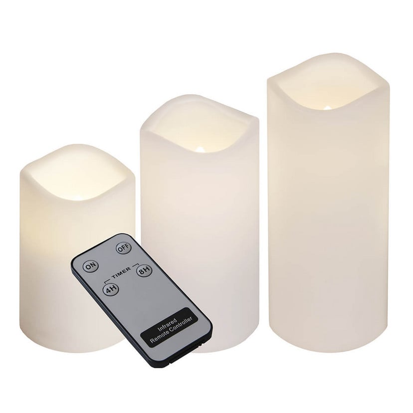 lampenwelt Dreierset LED-Kerzen für den Außenbereich Sonderangebot der Fabrik