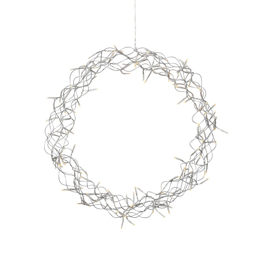lampenwelt LED-Kranz Curly warmweiß Ø 50 cm Discount Store für neue Produkte