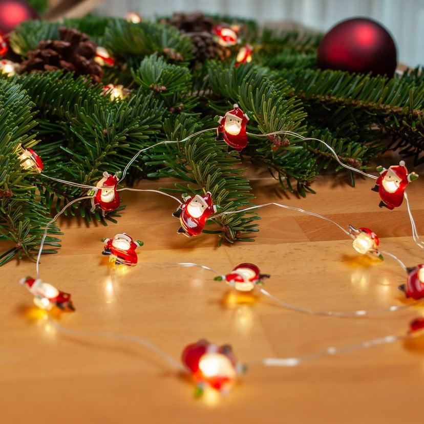 lampenwelt Lindby LED-Lichterkette Motje Weihnachtsmann 320 cm IP20 2025