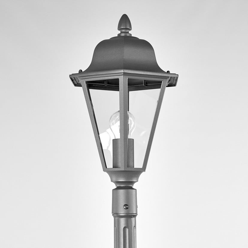 lampenwelt Lindby Außenleuchte Edana 211 cm anthrazit E27 IP44 Limitierter Zeitrabatt
