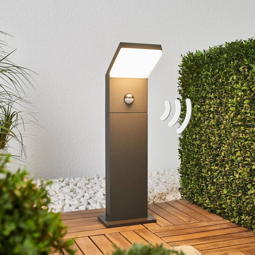 lampenwelt Arcchio LED-Wegeleuchte Yolena Sensor 60 cm anthrazit