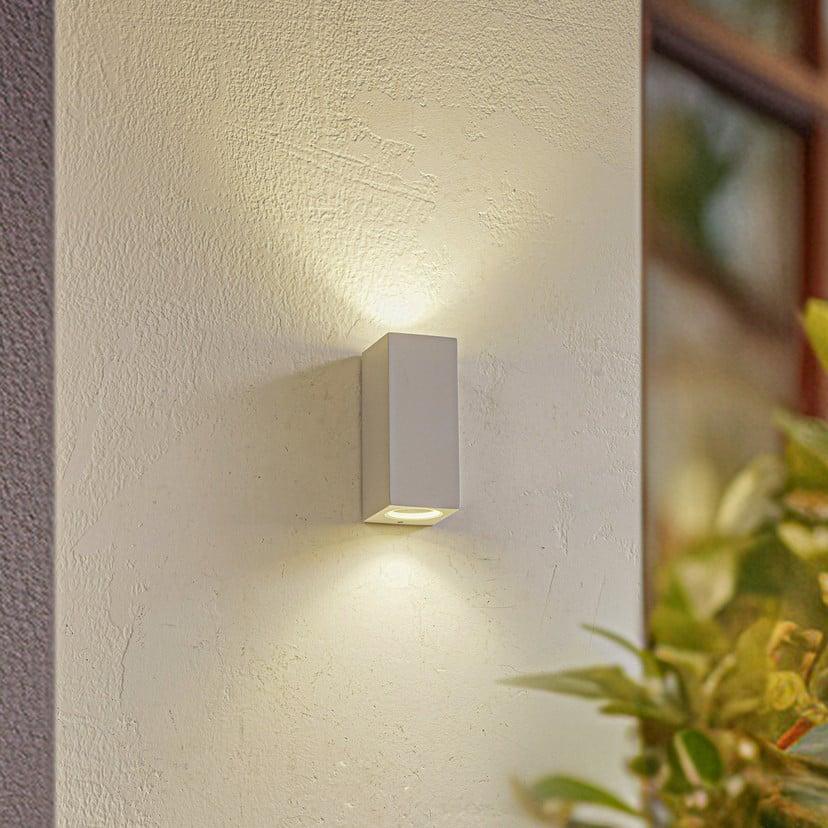 lampenwelt Lucande Außenwandleuchte Xava up/down weiß 2-flg. GU10 Cyber Monday