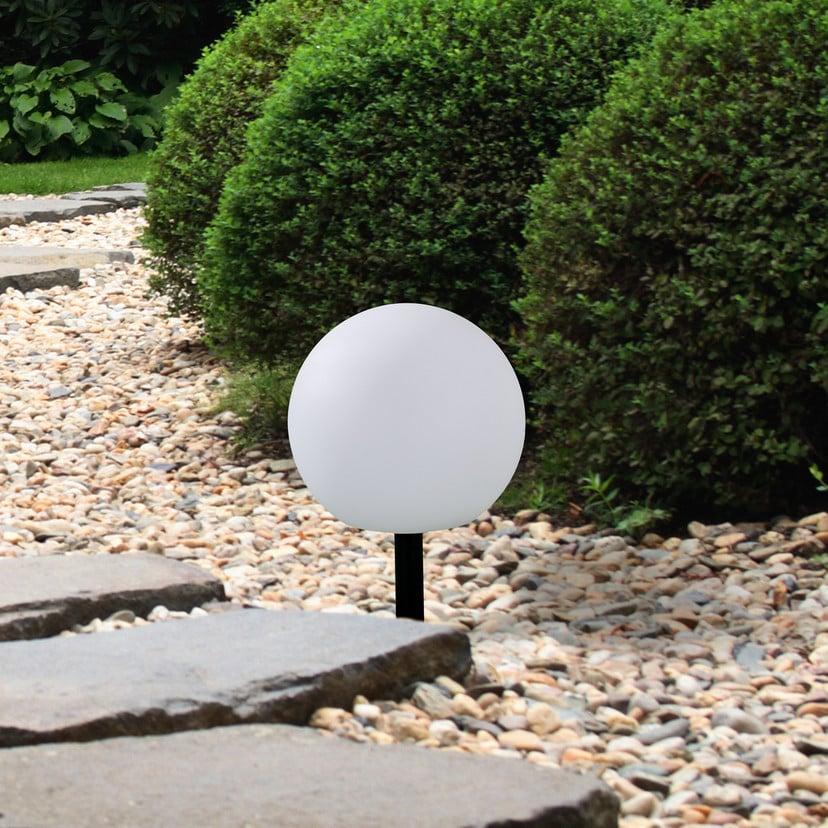 lampenwelt Lindby LED-Solarlampen Lago RGBW 3er-Set Kugeln Erdspieß Zeitlich begrenztes Angebot