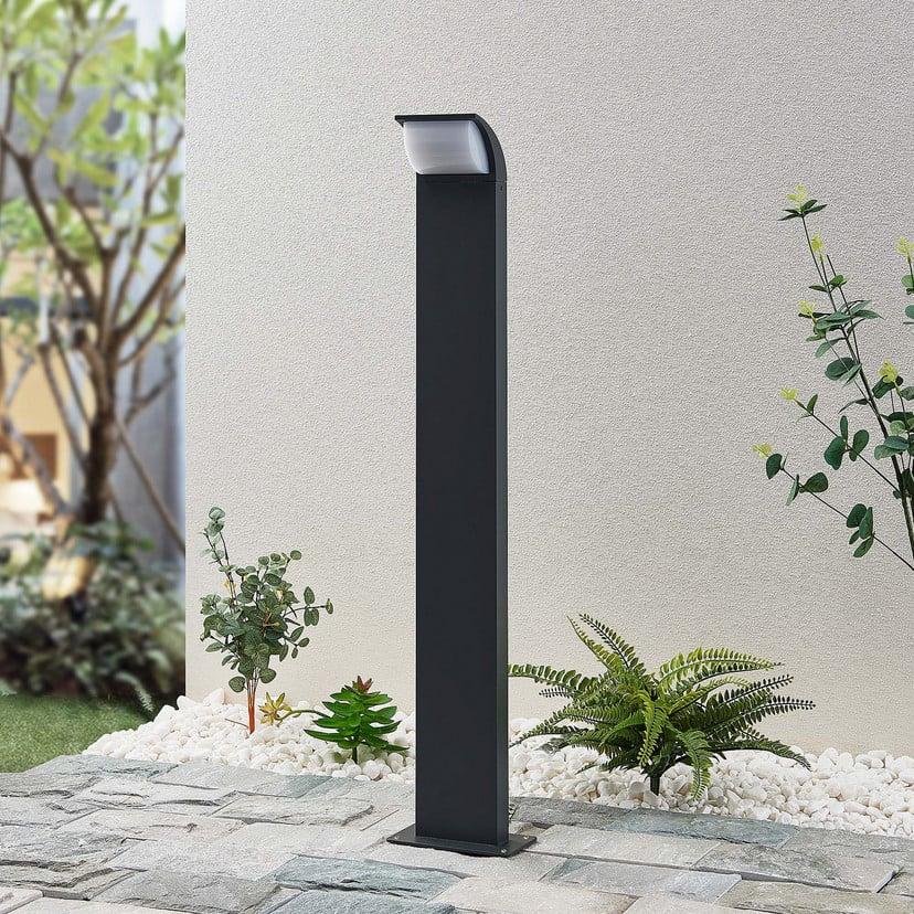 lampenwelt Lucande LED-Wegeleuchte Tinna 80 cm anthrazit IP65 Neuheiten