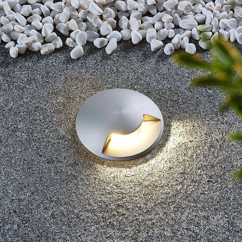 lampenwelt Lucande Bodeneinbauleuchte Milara 1-flg. 9 cm IP67 GU10 Räumungsverkauf