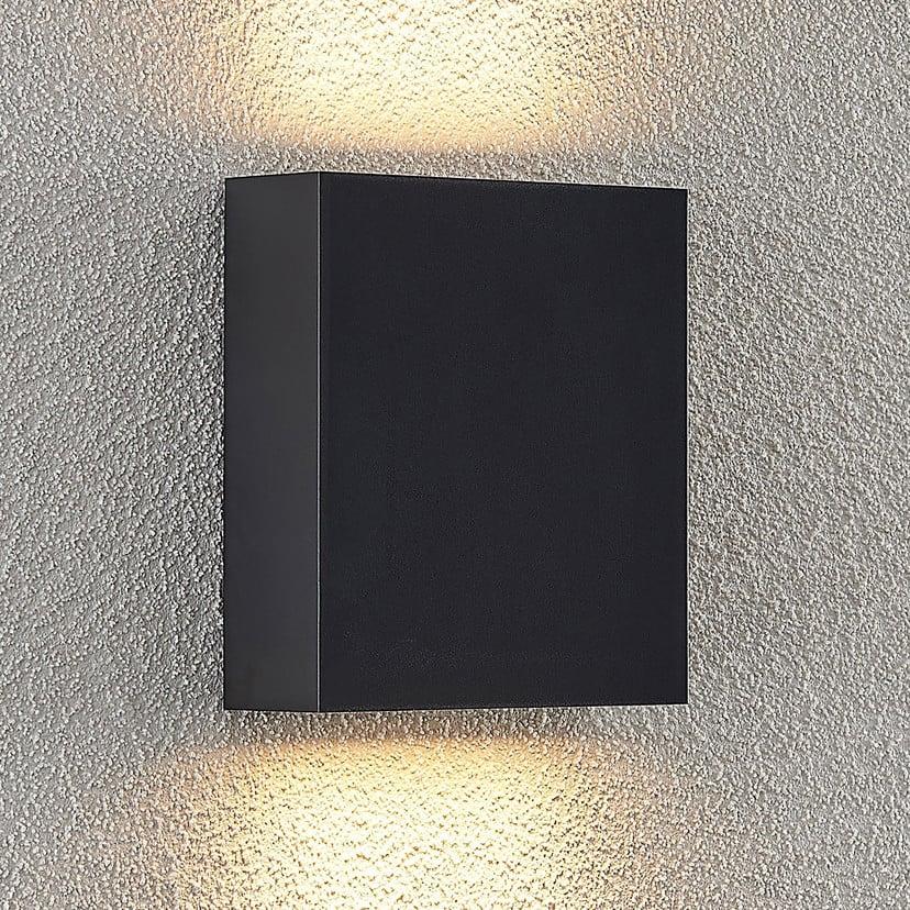 lampenwelt Lindby LED-Außenwandleuchte Ugar 13cm anthrazit up/down Neueste Stile