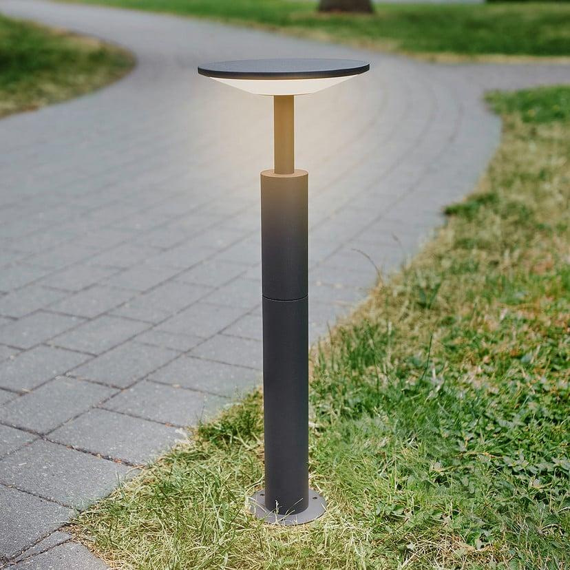 lampenwelt Lucande LED-Wegeleuchte Fenia 60 cm anthrazit IP65