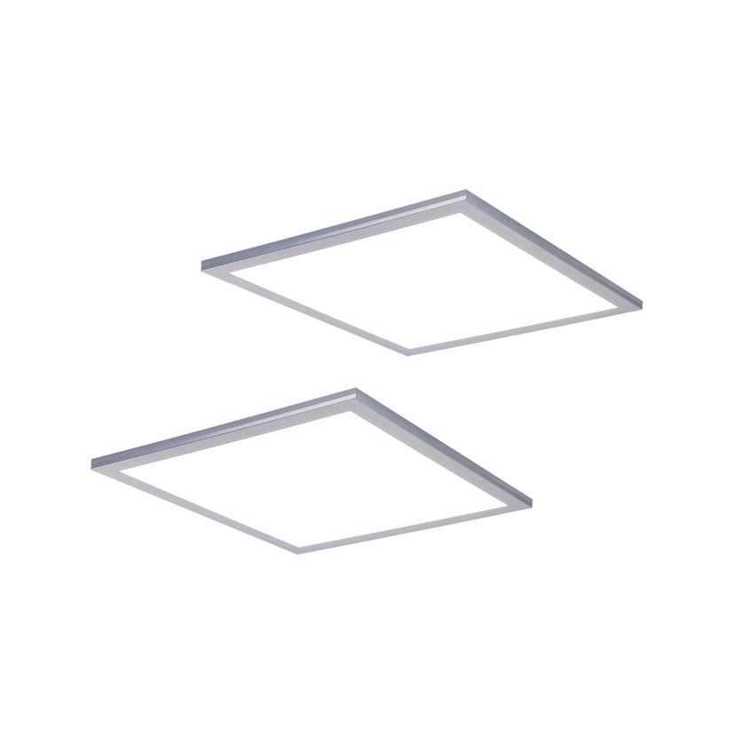 lampenwelt Lindby LED-Panel Livel 2er-Set CCT 40 cm x 40 cm Remote