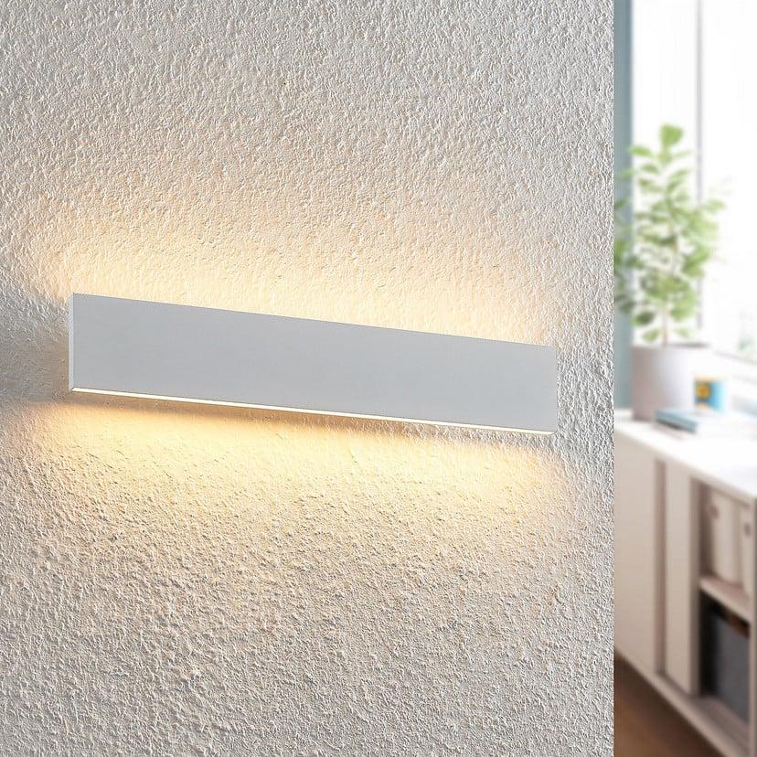 lampenwelt Lindby LED-Wandleuchte Ignazia 47 cm weiß Metall up/down