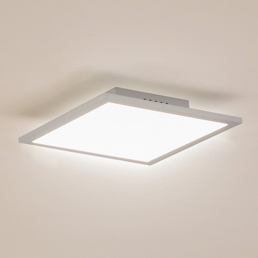 lampenwelt Lindby LED-Panel Enhife weiß 30 x 30 cm Metall 4.000 K