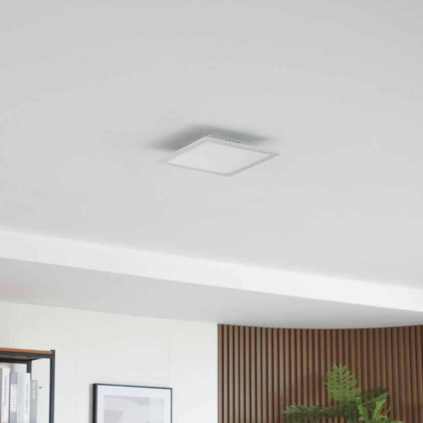 lampenwelt Lindby LED-Panel Enhife weiß 30 x 30 cm Metall 4.000 K Im Verkauf