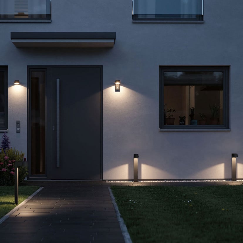 lampenwelt Paulmann Capea LED-Außenwandlampe mit Sensor Fabrikverkauf