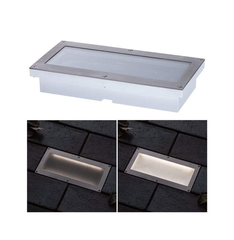lampenwelt Paulmann Brick LED-Bodeneinbauleuchte 10x20cm