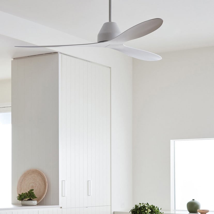 lampenwelt Beacon Deckenventilator Whitehaven weiß DC leise 142 cm Günstig kaufen