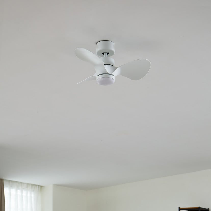 lampenwelt Lindby LED-Deckenventilator Enon weiß DC-Motor leise Begrenztes Angebot