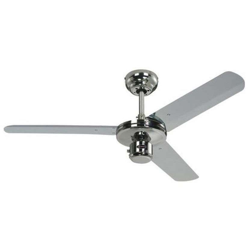 lampenwelt Westinghouse Deckenventilator Industrial chrom leise 122 cm