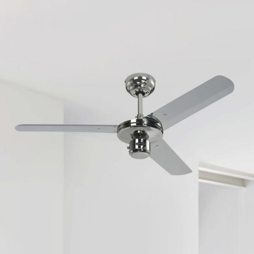 lampenwelt Westinghouse Deckenventilator Industrial chrom leise 122 cm Cyber Monday