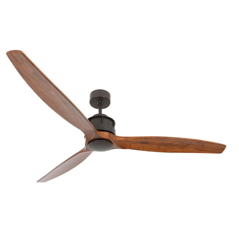 lampenwelt Beacon Deckenventilator Airfusion Akmani koa/bronze leise