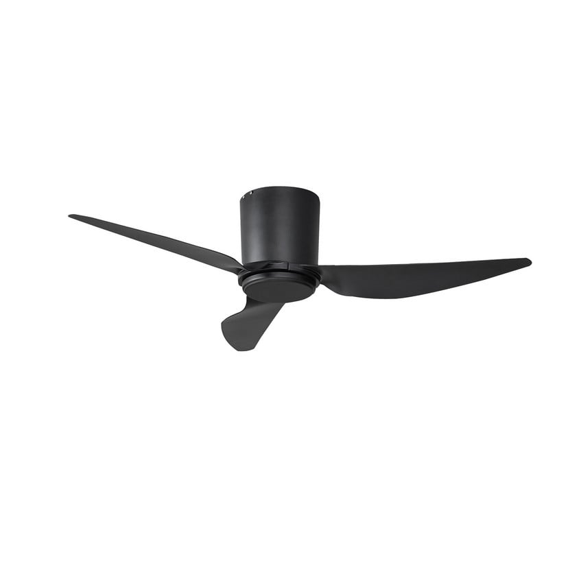 lampenwelt Lindby Deckenventilator Aulo schwarz DC leise Ø 123 cm Saisonale Angebote