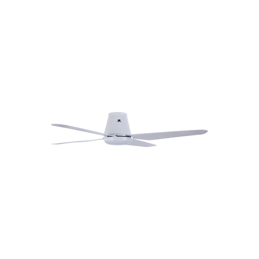 lampenwelt Beacon LED-Deckenventilator Aria CTC weiß 122 cm leise