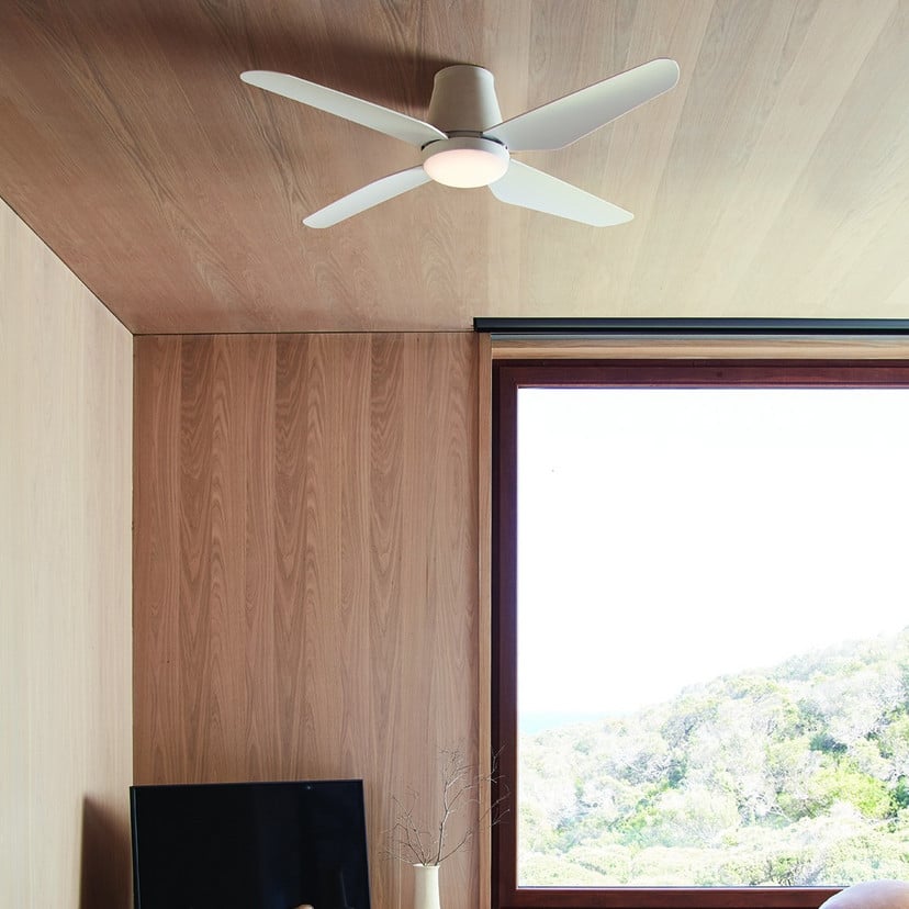 lampenwelt Beacon LED-Deckenventilator Aria CTC weiß 122 cm leise Letzter Tag