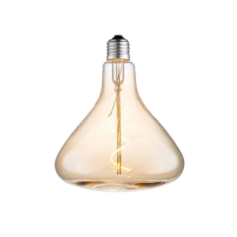 lampenwelt Lucande LED-Lampe E27 Ø 14cm 4W 2700K amber