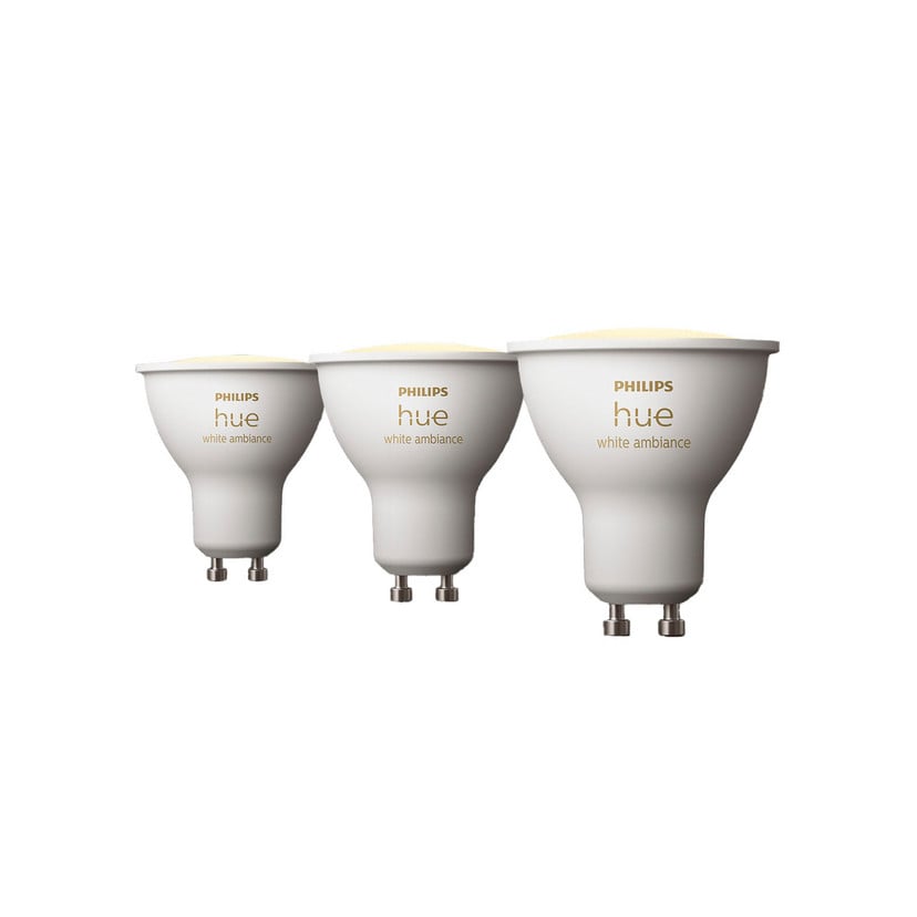 lampenwelt Philips Hue White Ambiance GU10 4 2W Reflektor 3er Valentinstagsangebot