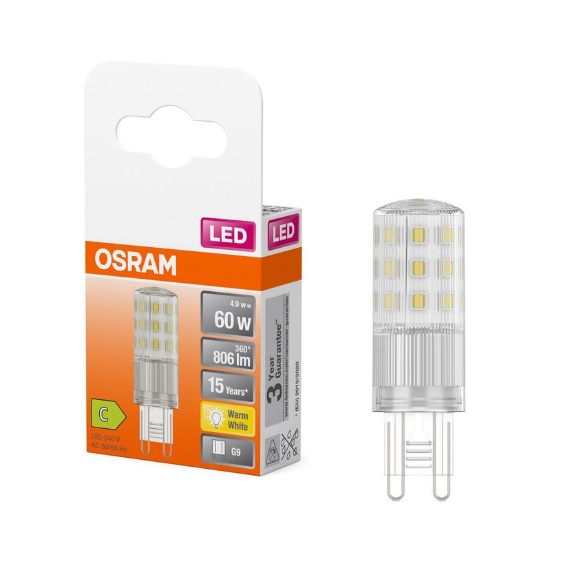 lampenwelt OSRAM LED-Leuchtmittel G9 4 9W Stiftsockel 2.700K 320° Jubiläumsangebot