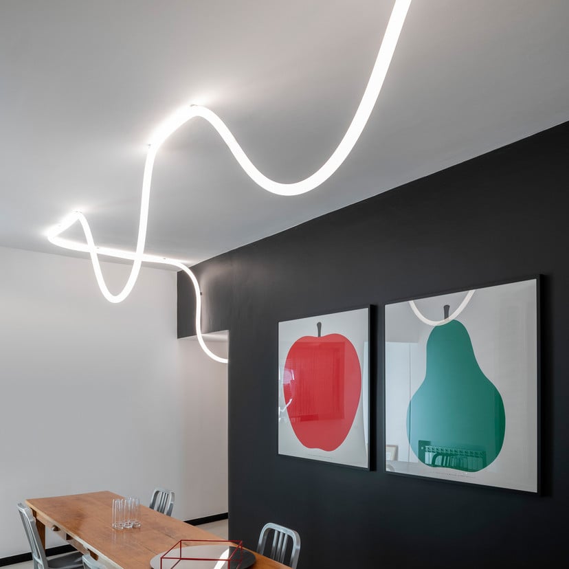 lampenwelt Artemide La linea LED-Lichterschlauch 2 5 Meter Wochenangebot