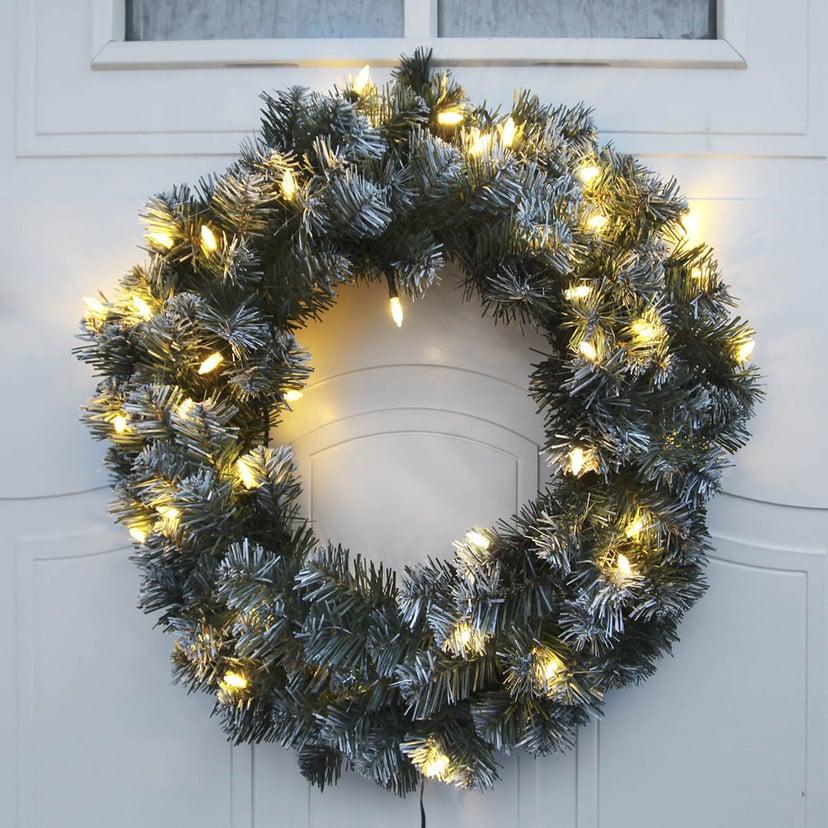 lampenwelt Kranz Edmonton mit 30 LEDs 50 cm