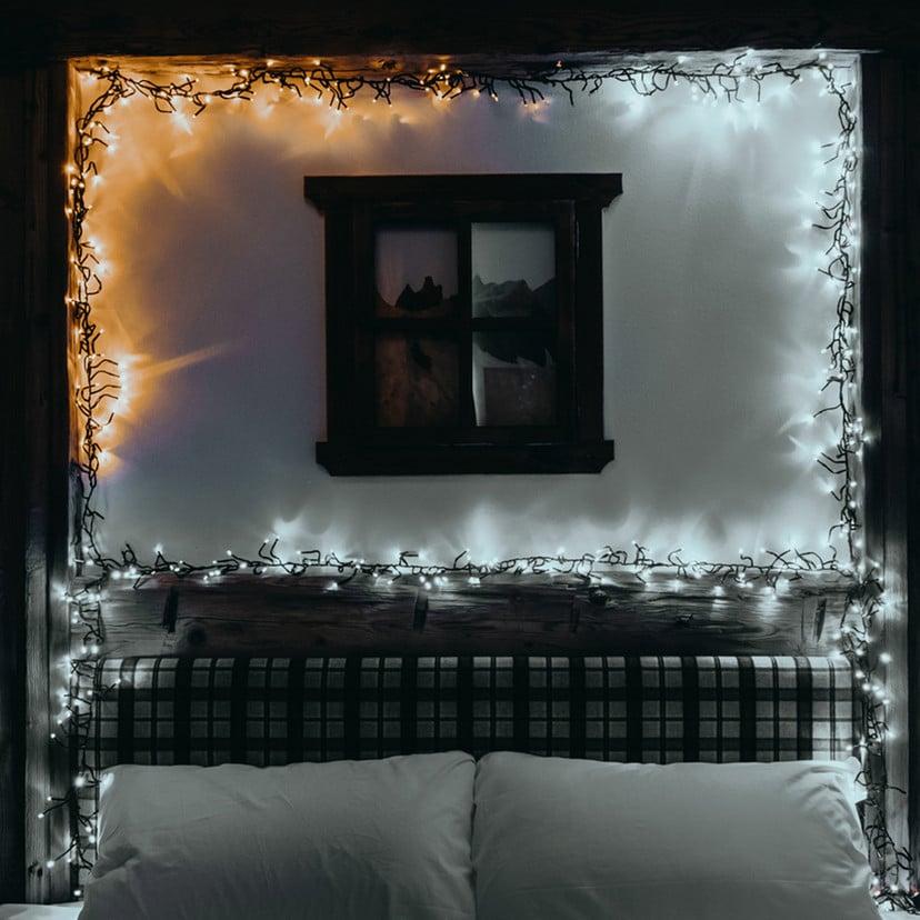 lampenwelt Twinkly LED-Cluster-Lichterkette CCT schwarz 400-flg. 6m