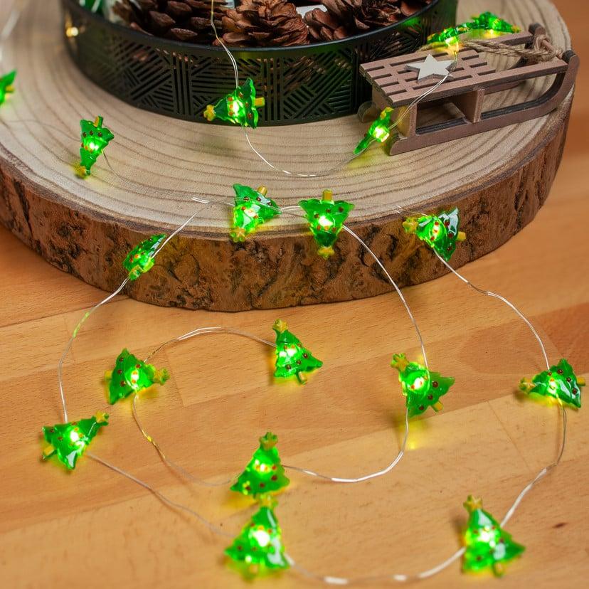 lampenwelt Lindby LED-Lichterkette Motje Weihnachtsbäume 320 cm IP20 50% Rabatt mit kostenlosem Versand