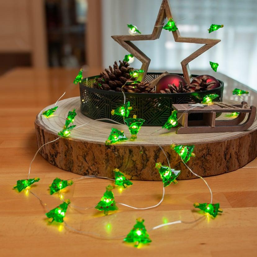 lampenwelt Lindby LED-Lichterkette Motje Weihnachtsbäume 320 cm IP20 50% Rabatt mit kostenlosem Versand
