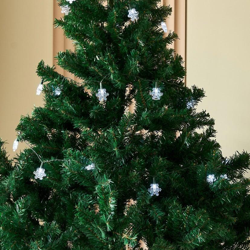 lampenwelt Lindby LED-Lichterkette Parrik Schneeflocken 620 cm IP44 Clearance-Verkauf
