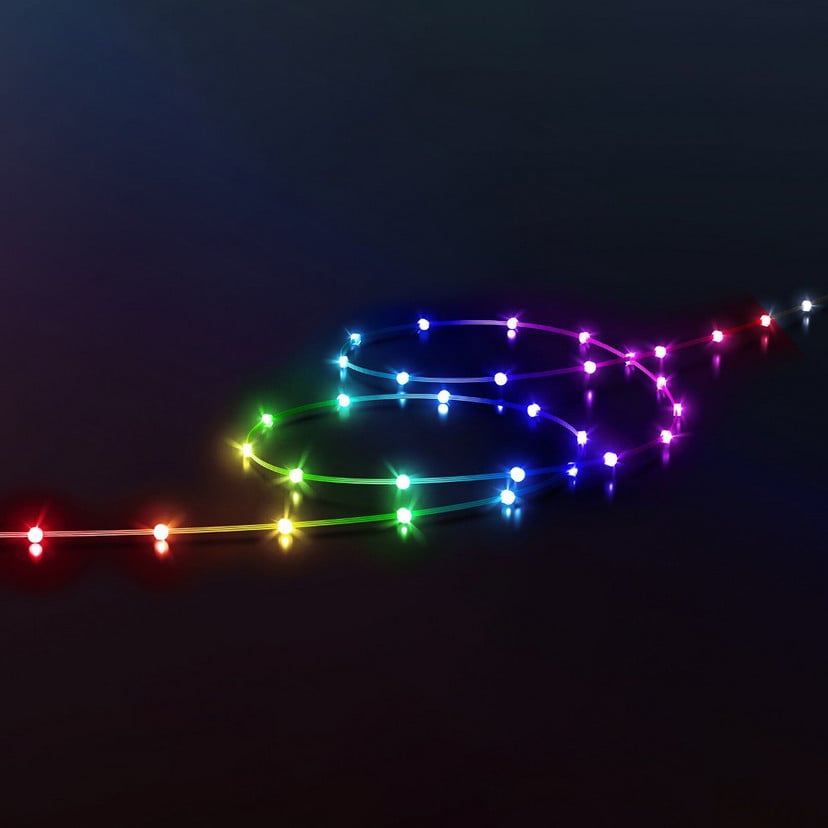 lampenwelt Twinkly Dots LED-Kette RGB transparent IP44 10m Begrenzt auf 3 Tage