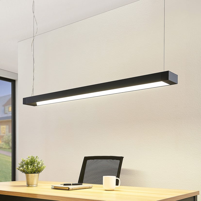 lampenwelt Arcchio LED-Pendellampe Cuna schwarz 122cm Metall Rabatt