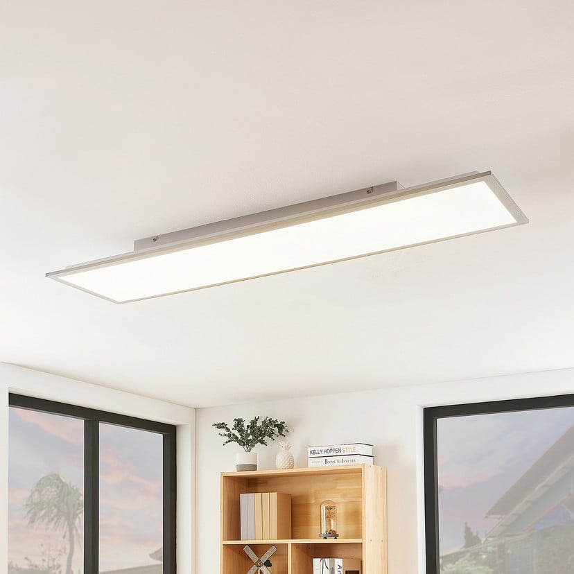 lampenwelt Lindby LED-Panel Stenley CCT 120 cm x 30 cm dimmbar Preisnachlass