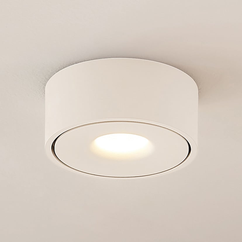 lampenwelt Arcchio LED-Deckenlampe Rotari weiß Metall Ø 12cm Große Rabatte