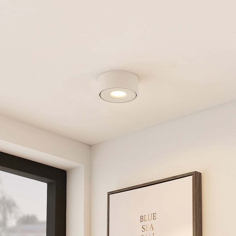 lampenwelt Arcchio LED-Deckenlampe Rotari weiß Metall Ø 12cm Große Rabatte