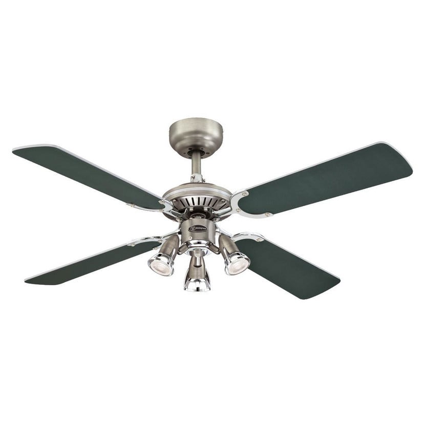 lampenwelt Westinghouse Princess Euro Ventilator silbergrafit Tiefpreis