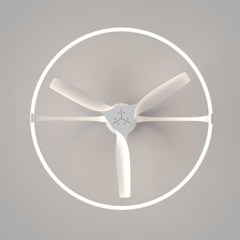 lampenwelt Smart LED-Deckenventilator Nepal weiß DC leise Kostenlose Rückgabe