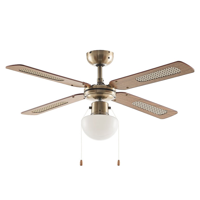 lampenwelt Lindby Deckenventilator mit Licht Rakan leise Ø 106 cm Letzte 3 Tage